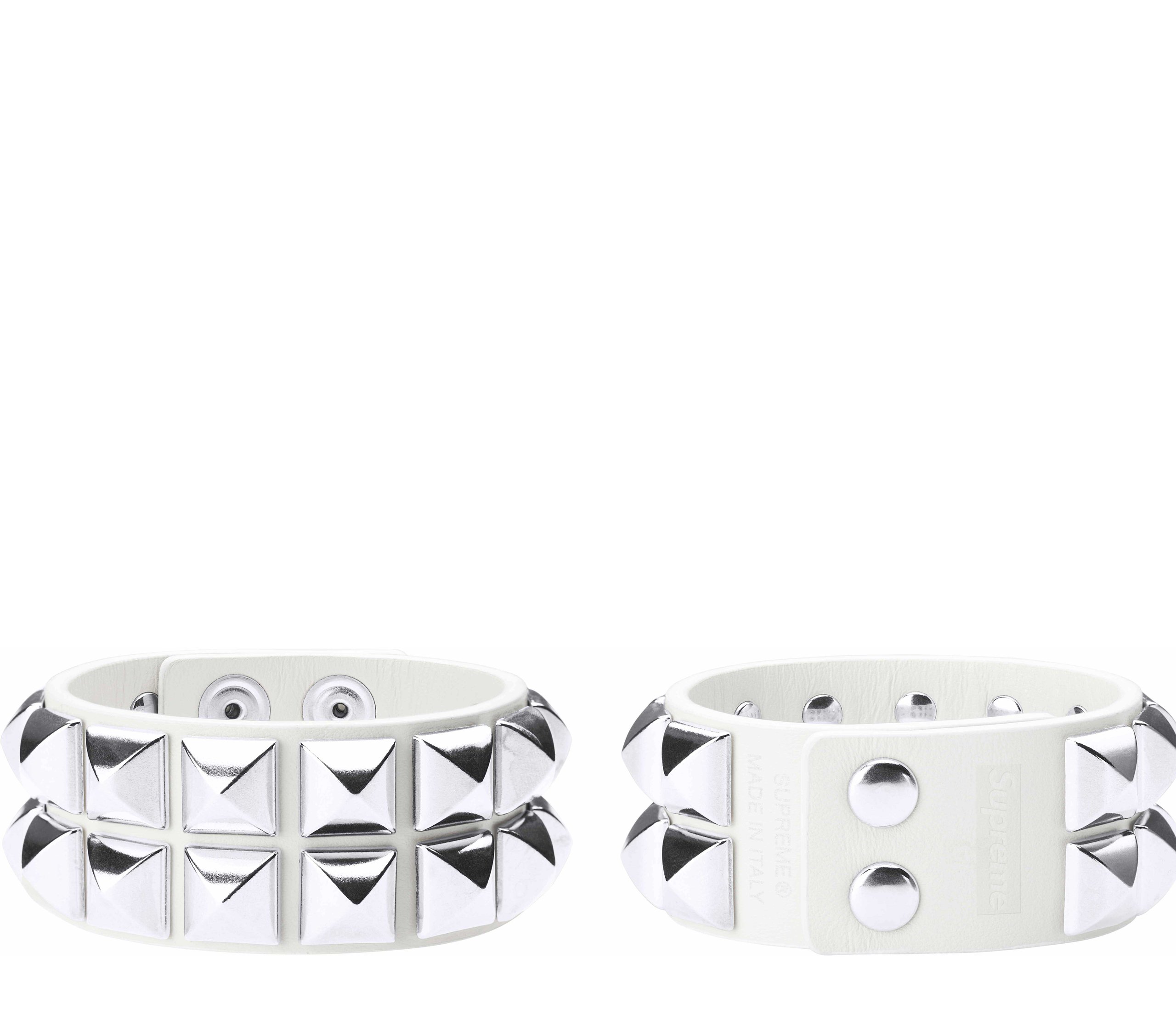 Studded Leather Bracelet view 2